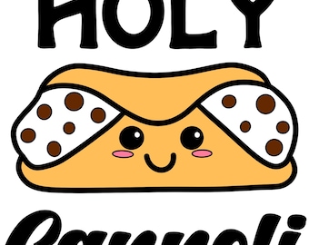 Holy Cannoli SVG y PNG/Calcomanía/Pegatina