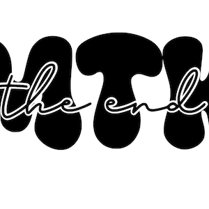 MTK The End SVG and PNG/ decal/ Montauk/ Sticker
