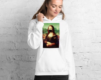 Mona Lisa (Facemask)Unisex Hoodie