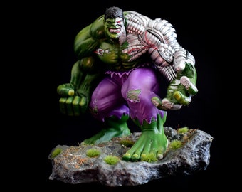 Hulk ( Cyborg version) resin statue hand painted collectible