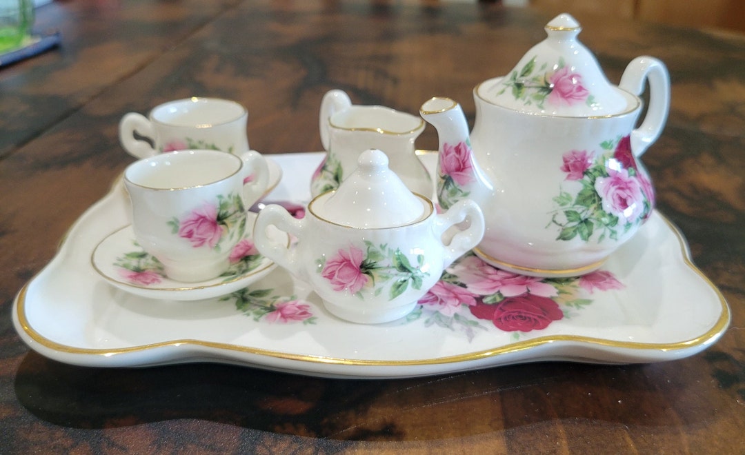 Miniature Tea Set Royal Patrician Fine Bone China by Staffordshire ...