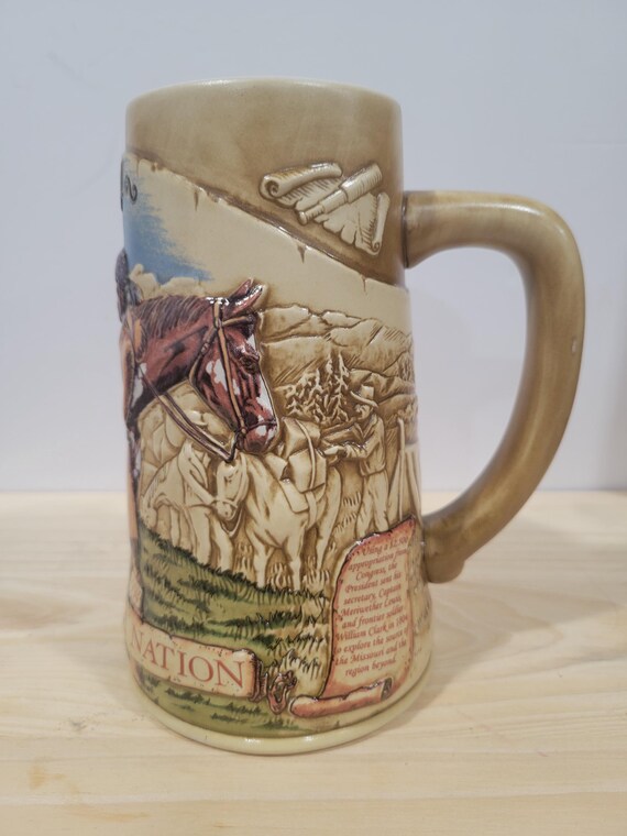 Vintage Miller Genuine Draft Stein - 1804 Lewis & Clark Expedition
