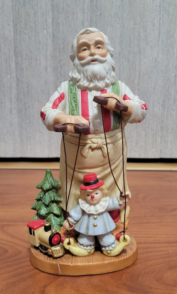 【アンティーク】Meiji CMらんど カールおじさん サンタコス ソフビ人形 アンティーク】Meiji CMらんど カールおじさん サンタコス ソフビ人形