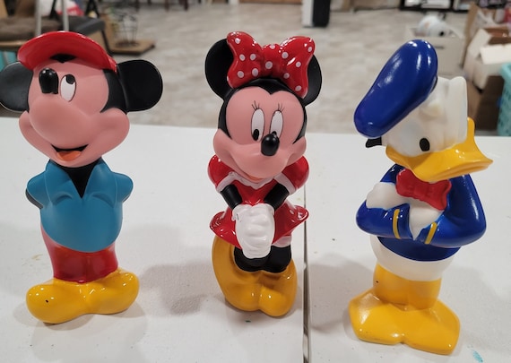 Ensemble de 3 grands jouets Mickey et Minnie Mouse Donald Duck, vintage  Disney Toys Epcot Toys Pretend Play. Cadeau compagnon DISNEYLAND -   Canada