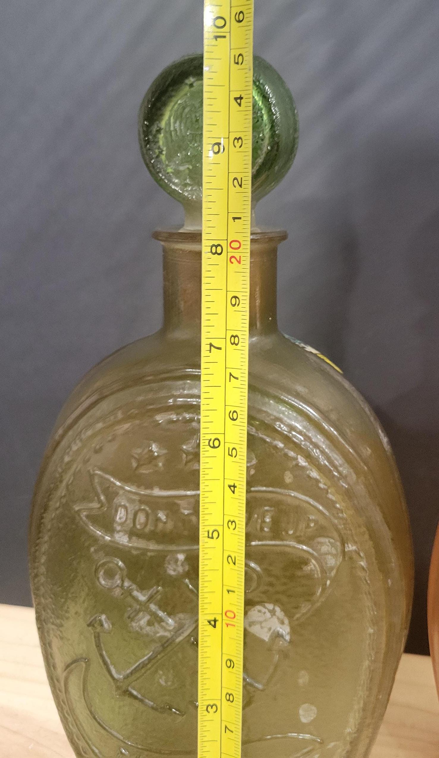 Bowmore De Luxe 1970 空瓶 Vintage 1970 Ezra Brooks Decanter, Amber Liberty or Green Old