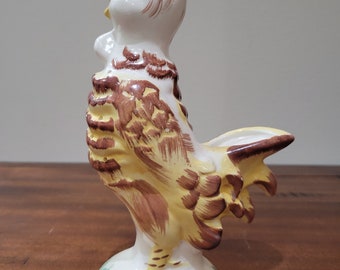 Vintage Chicken Water Sprinkler for Ironing Ceramic Rooster 1940's