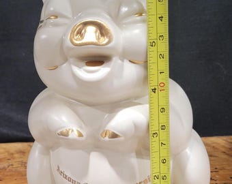 Vintage Arizona State University Piggy Bank With Gold Trim (no