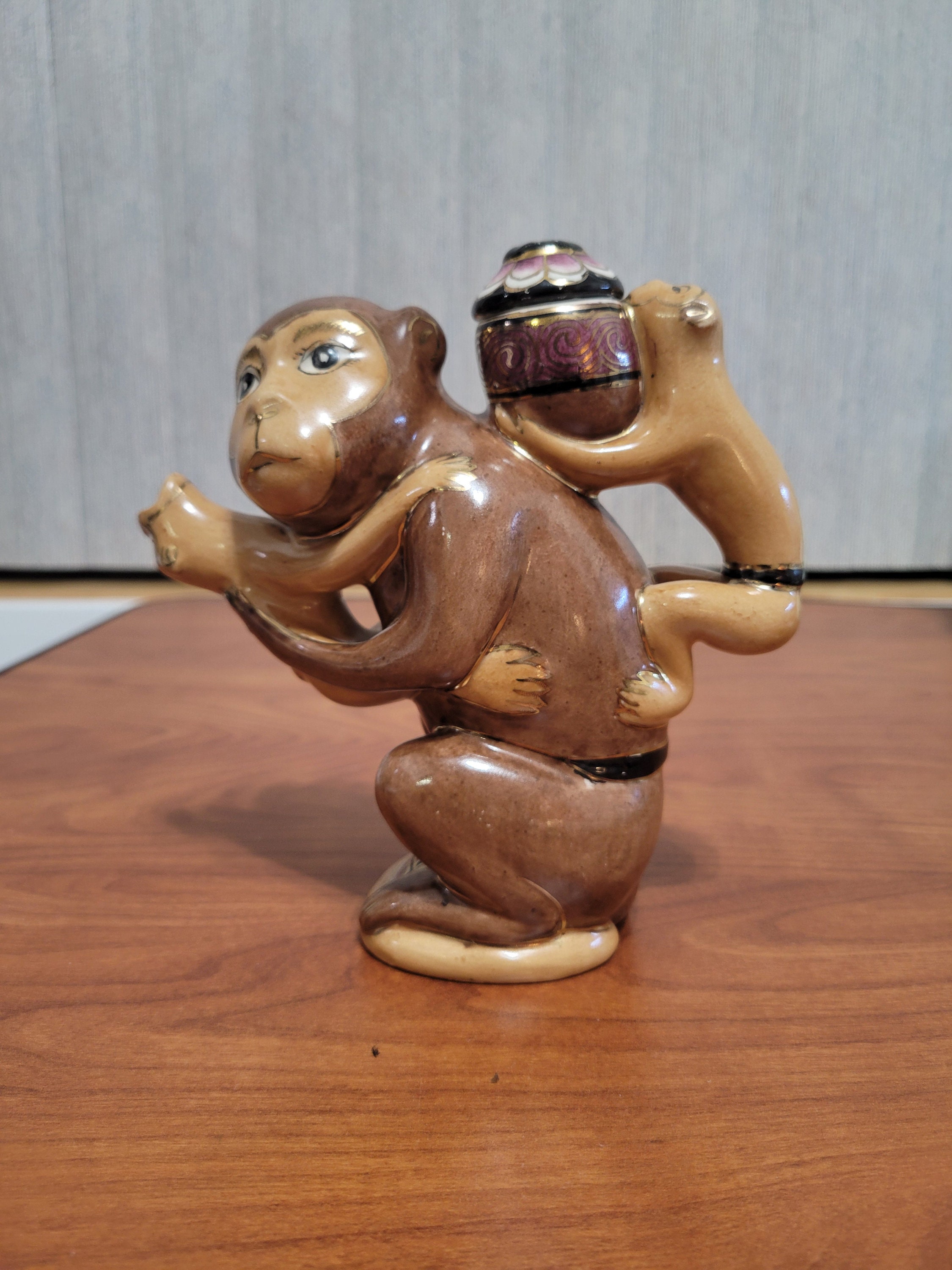 ミントン　マジョリカ　ティーポット　モンキー　猿 Monkey Teapot - Etsy