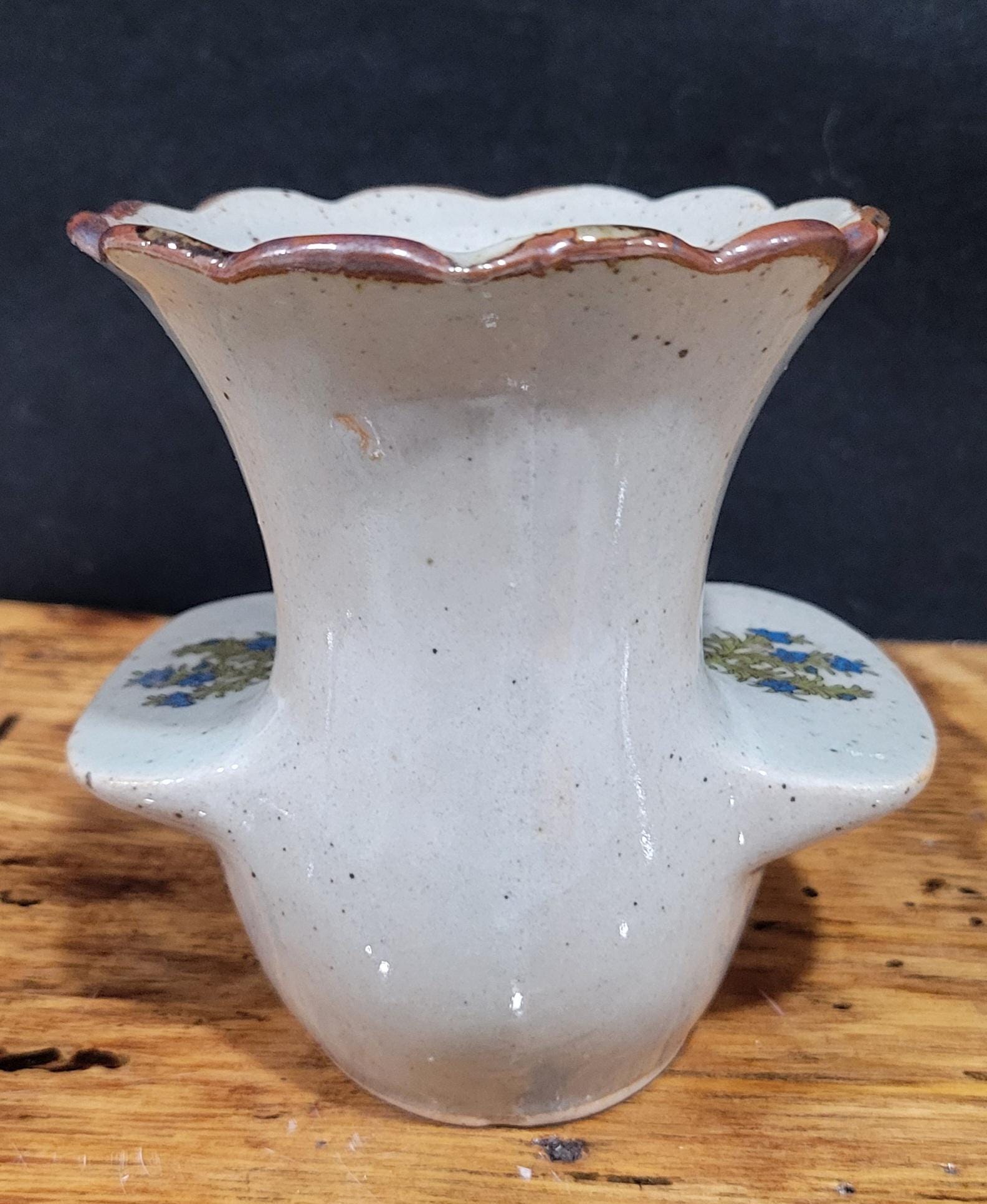 Vintage Kitamura Takashi Vintage Kutani Kosen Stoneware Vase