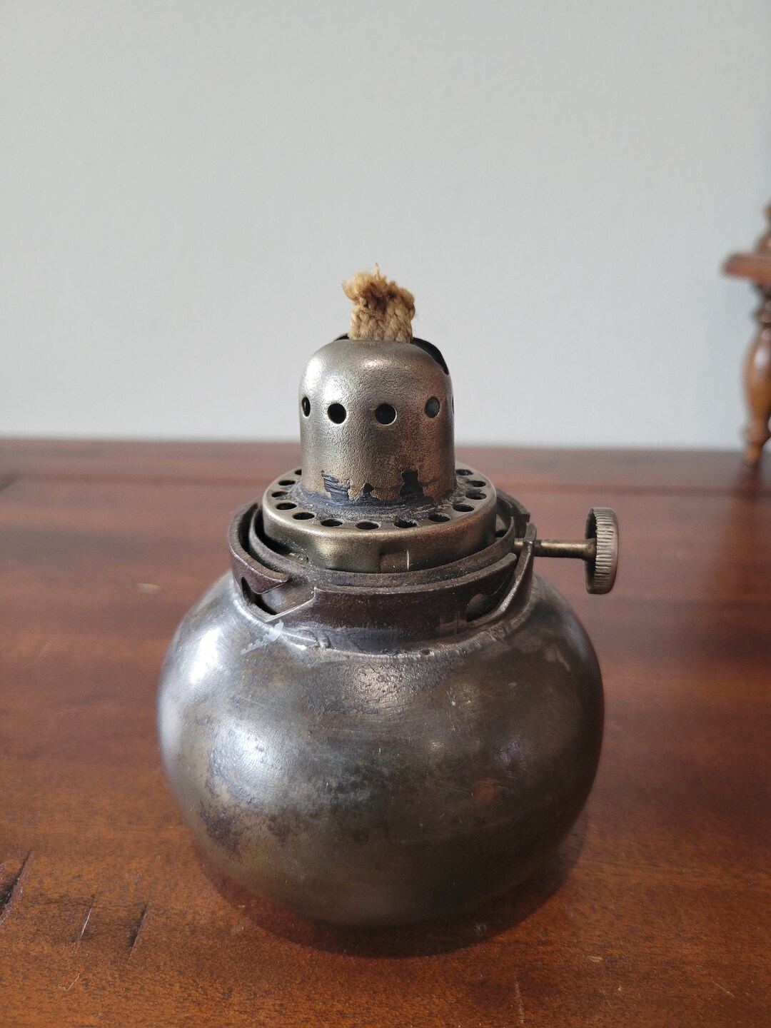 ANTIQUE 1916 Brass Kerosene Oil Lamp Heater Without Chimney Etsy