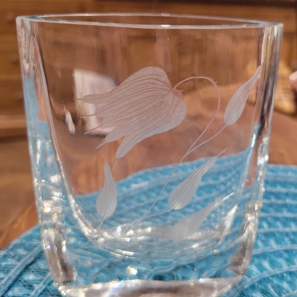 Etched Glass Vase Make Your Own Glass Vase