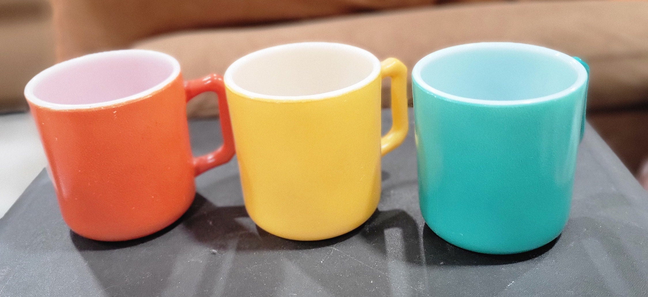 Hazel atlas orange mug - Etsy 日本