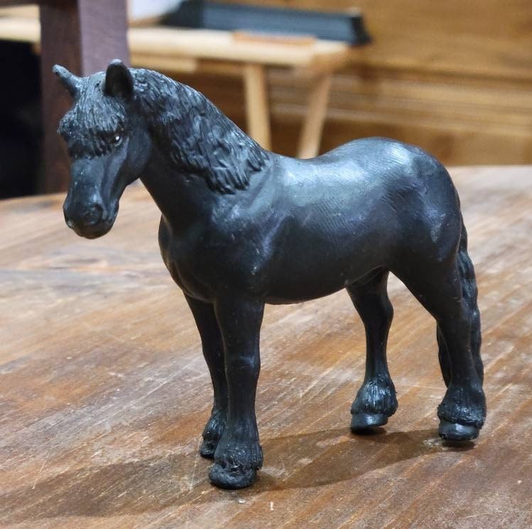 1998 Retired Germany Schleich #13242 Frisian Stallion Friesian - Main Image