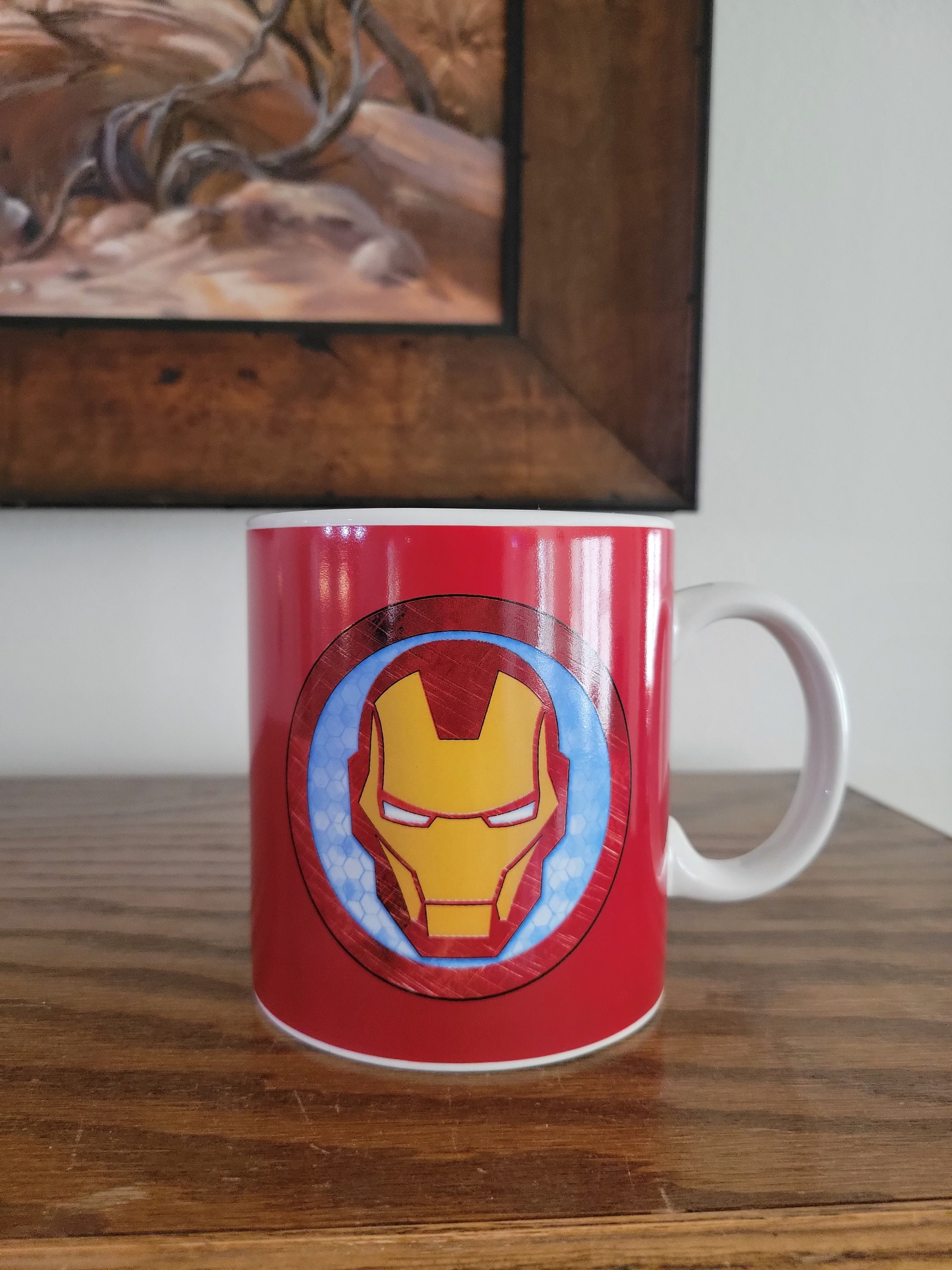 Marvel Comics Iron Man Ceramic Coffee Tea Mug Avengers 20 oz S1L2