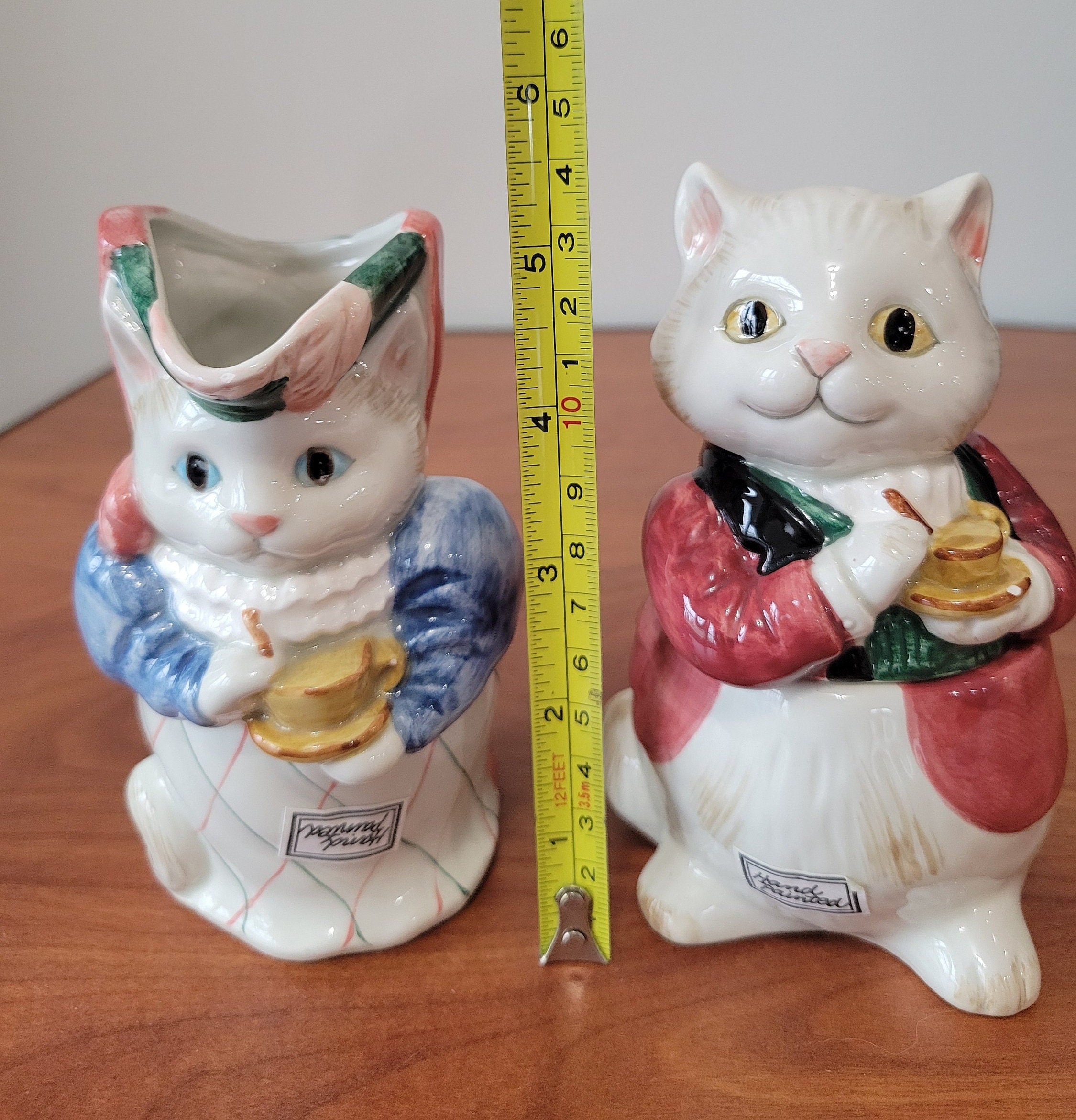 Vintage Fitz & Floyd Kittens of Knightsbridge Cream and Sugar Set