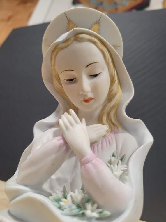 lady.madonnaweds13インチアルミ/スタッドレス2本① Vintage Lefton Madonna Planter KW1549N, Virgin Mary Statue - Etsy