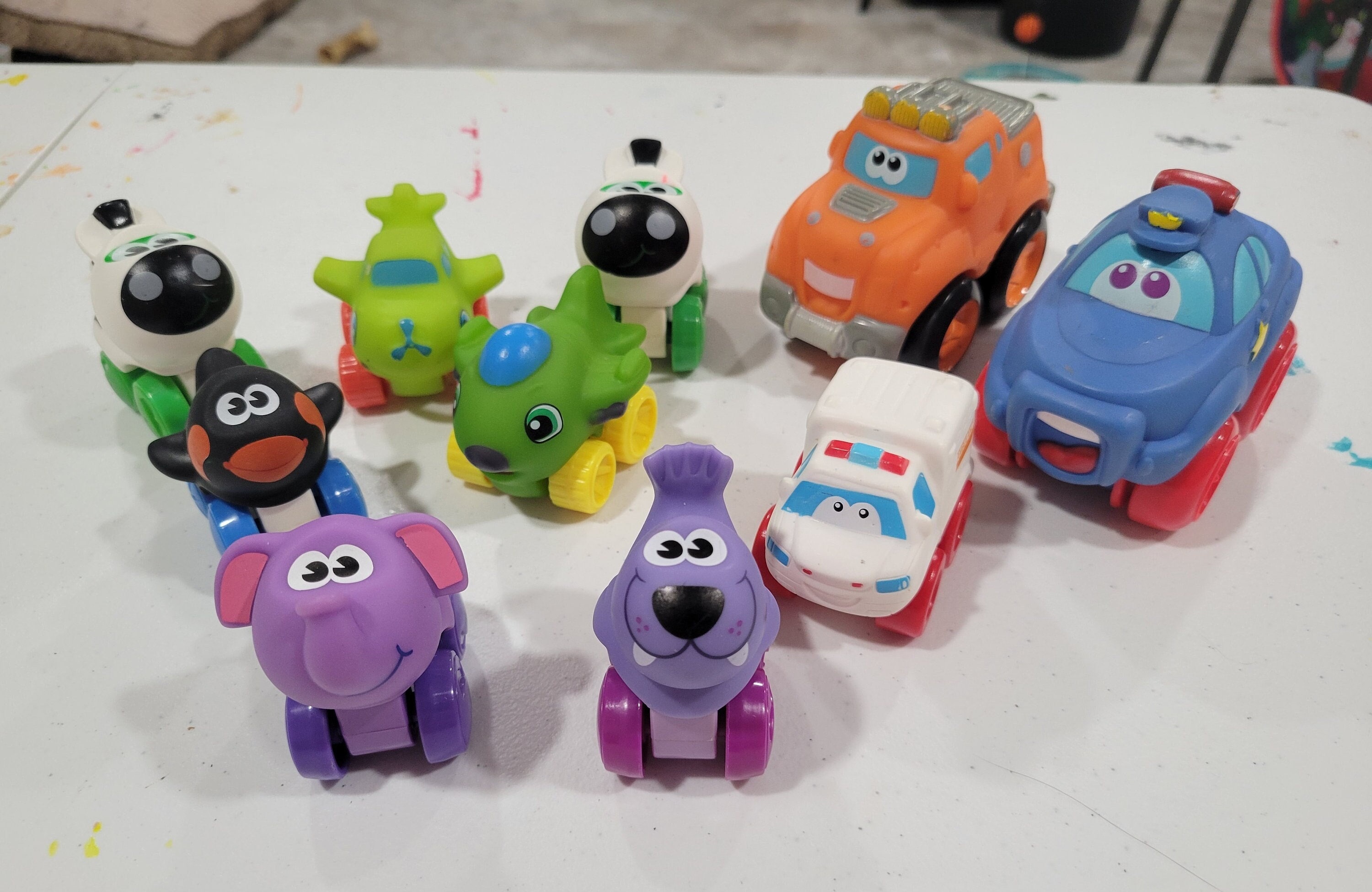 Set of 10 Fisher Price Little People Animal Shaped Cars Zebra Elephant Seal Penguin and Airplane and Community Helper Vehicles Etsy UK