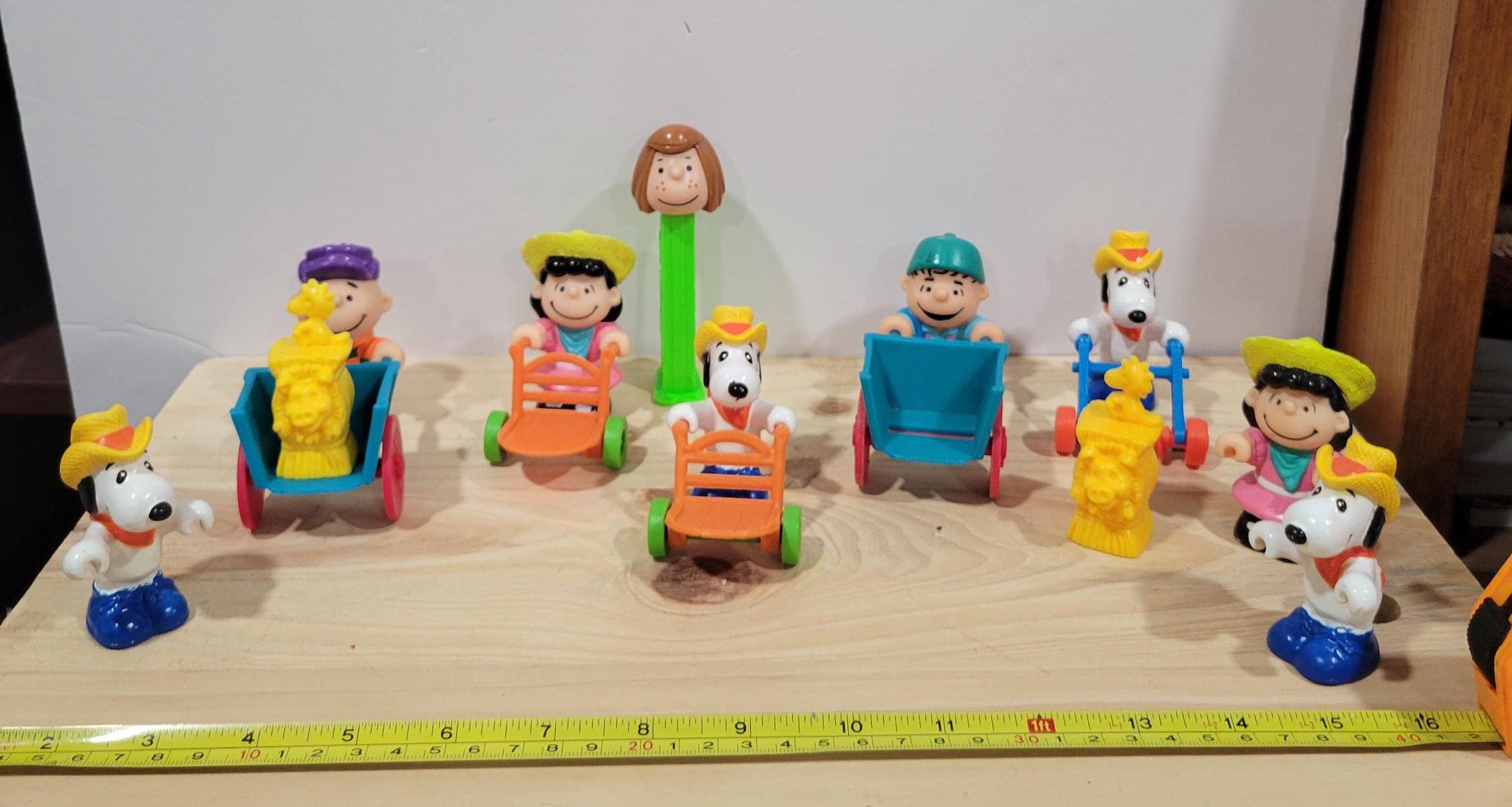 Vintage Peanuts Gang Happy Meal Toy Set, Farmer Pretend Play - Etsy