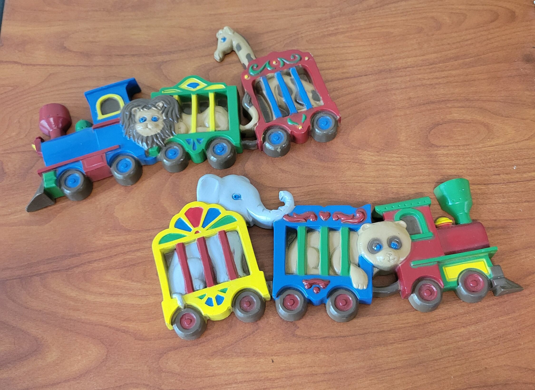 ヴィンテージ バーウッド サーカス トレイン ウォール プレート ベビー