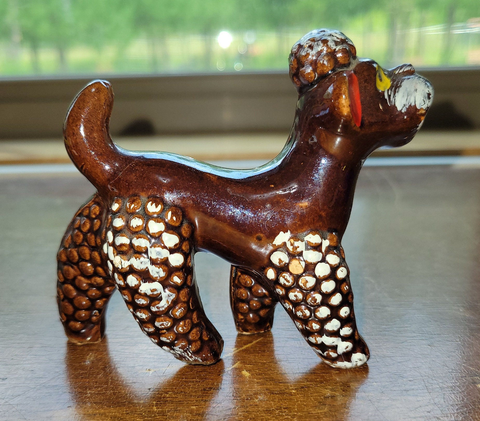 Vintage Ceramic Poodle Figurine: 1950s Japanese Pottery - Etsy