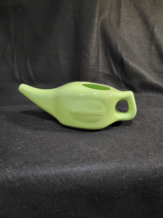 Neilmed Pharmaceuticals Classic Porcelain Neti Pot Lime Etsy