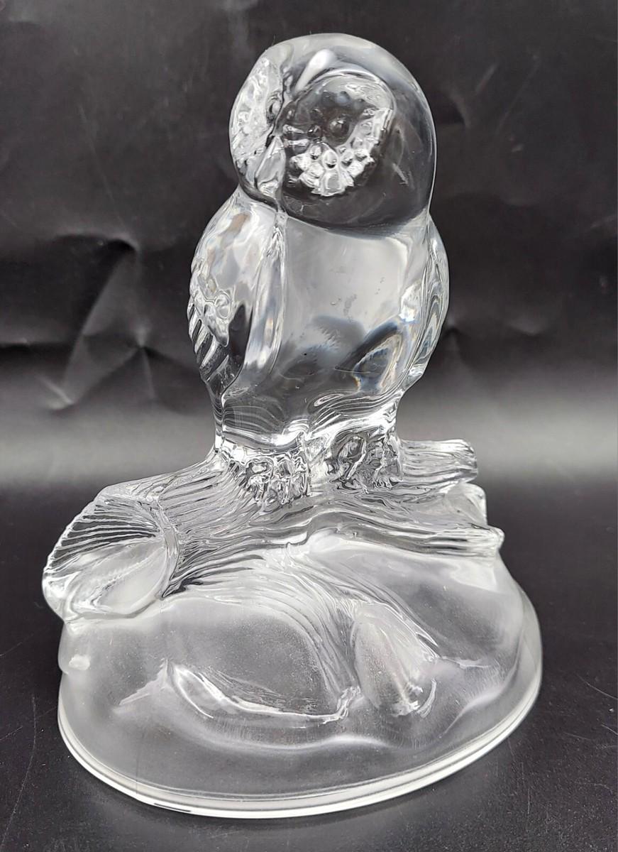 Vintage Crystal Barn Owl Animal Boutique by Cristal D'Arques - Durand