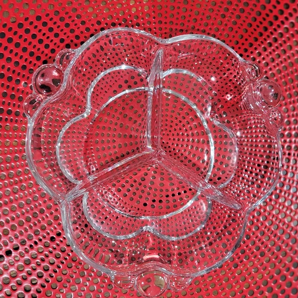 3 Part Relish Dish Etsy