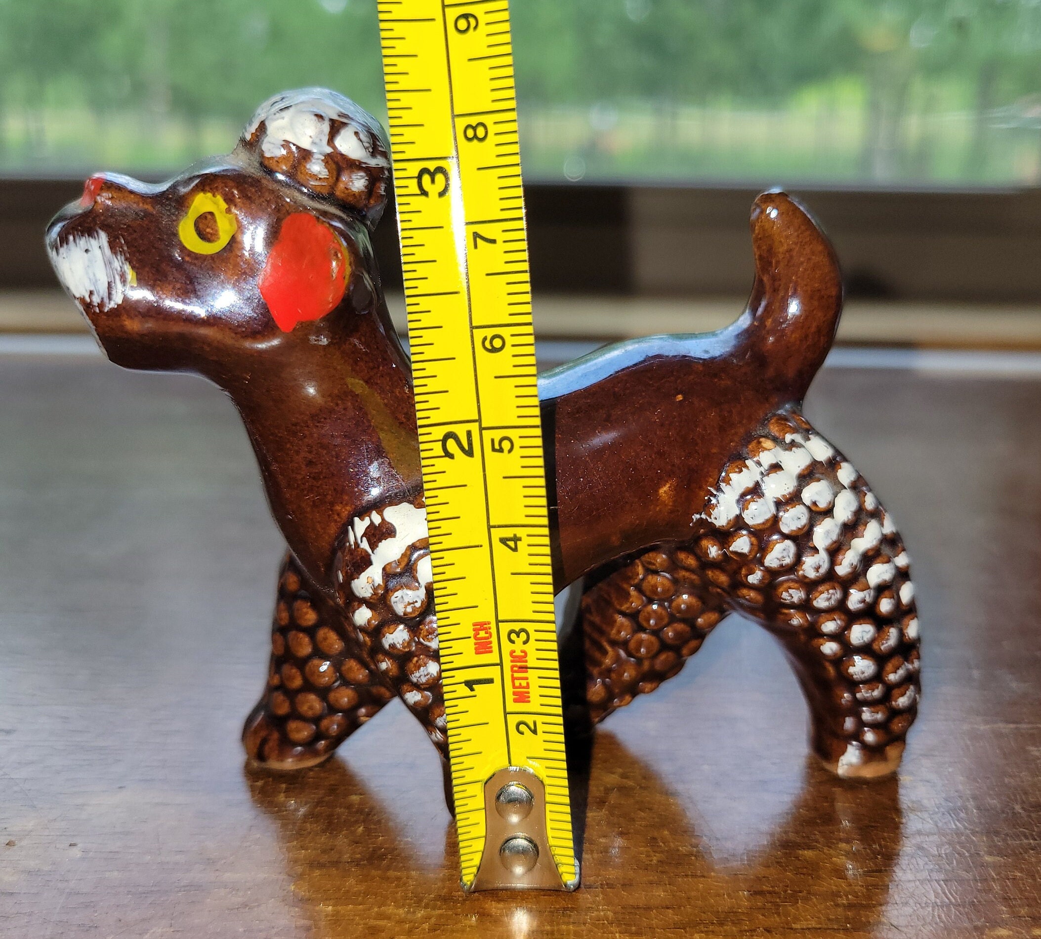 Vintage Ceramic Poodle Figurine: 1950s Japanese Pottery - Etsy