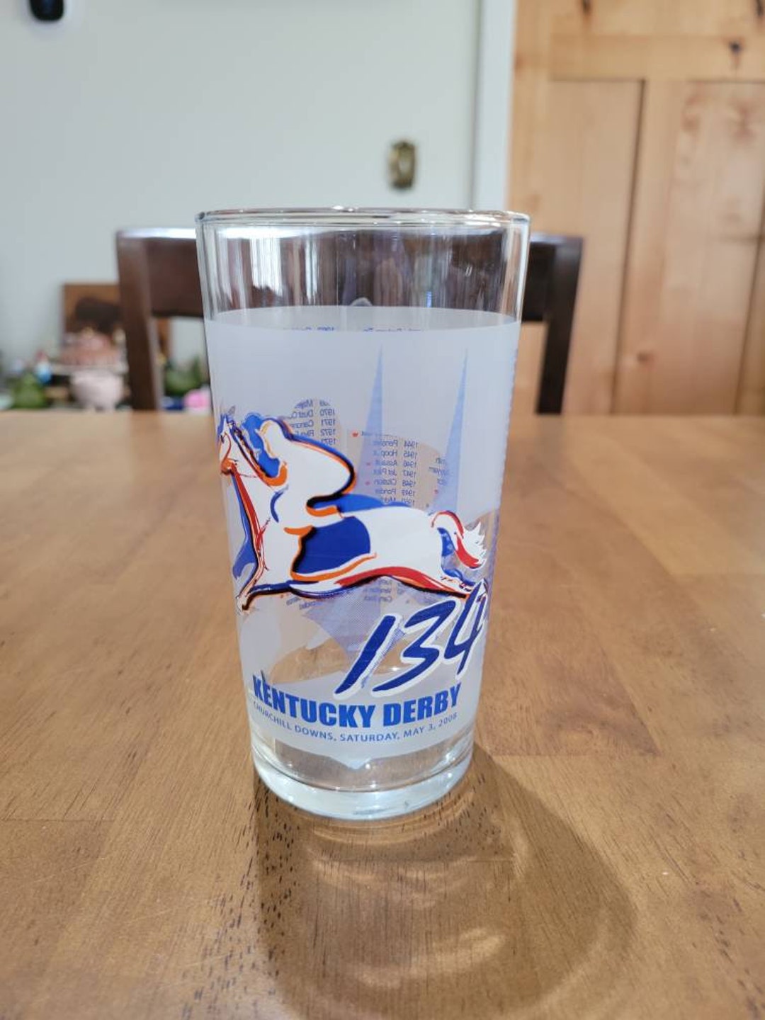 2002 Kentucky Derby 128th Running Mint Julep Glass – Churchill Downs, Horse Racing Collectible