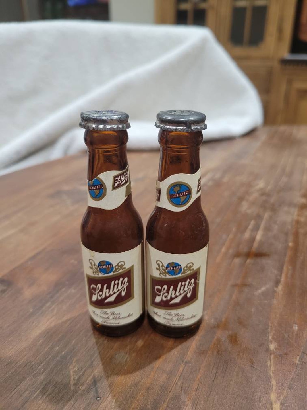Vintage Schlitz Malt Liquor Beer Salt and Pepper Shakers Etsy