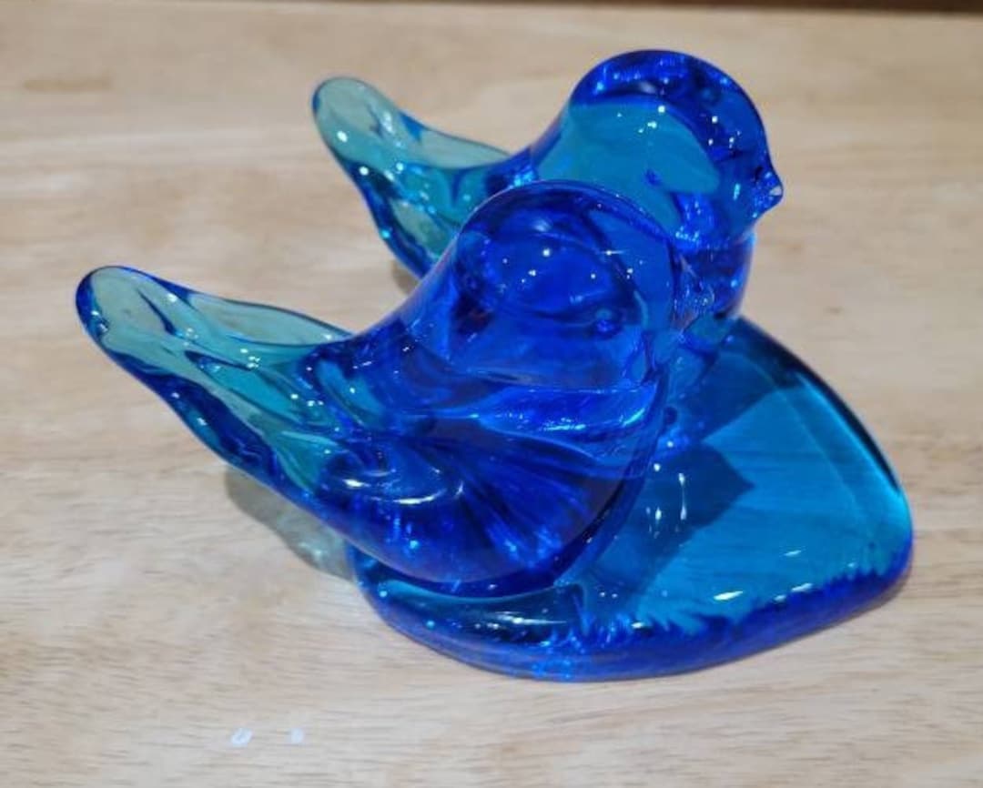 Vintage Terra Studios Bluebird of Happiness, Leo Ward Signed Art
