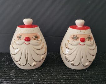 Antique Kutani Geisha Salt and Pepper Shakers 19th Century