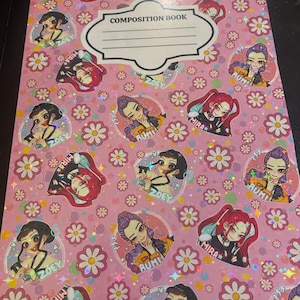 Huntrix  . Sajaboys   Composition notebook  80 sheets  *** WIDE RULED***