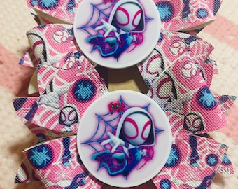 Ghost Spidey Hair bow