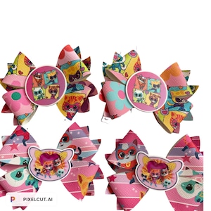 Super kitties Hair bow