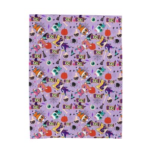 Super kitties Halloween Velveteen Plush Blanket