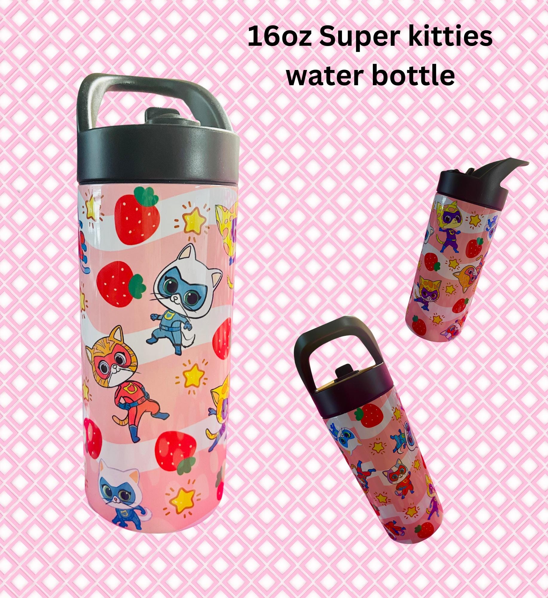 キティ 水筒 タンブラー 1999 ギンガムチェック ウォーターボトル いちご キティ 水筒 タンブラー 1999 ギンガムチェック ウォーター