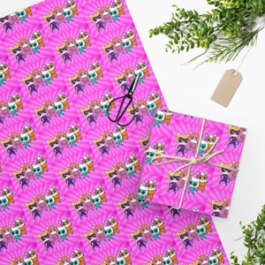 super Kitties Wrapping Paper