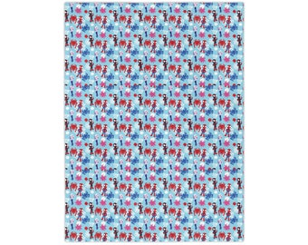 Spidey and Freinds Velveteen Minky Blanket