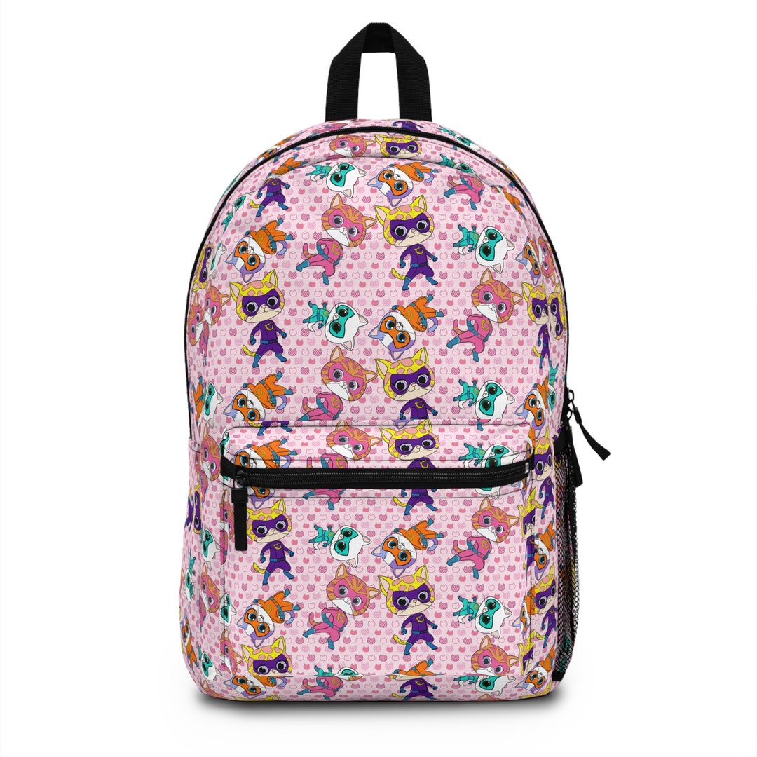 Super Kitties Pink Cat Backpack - Etsy