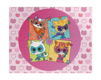 Super Kitties Puzzle  110 PCS