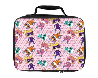 super kitties pink Lunch Bag