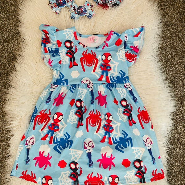 Spidey and friends Short  sleeves  Dress