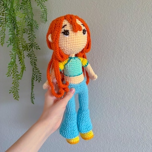 Handmade Crochet Bloom Collectors Doll - Winx Club inspired - ByEmalee