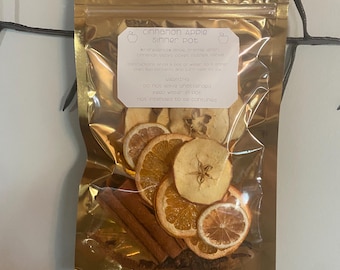 Fragancia natural para el hogar con canela y manzana para cocinar a fuego lento
