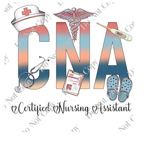 CNA Certified Nursing Assistant Digital Download