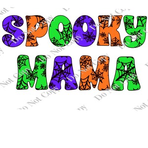 Spooky Mama PNG Digital Download