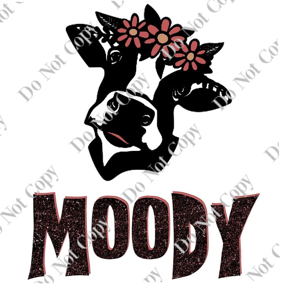 Moody PNG Digital Download