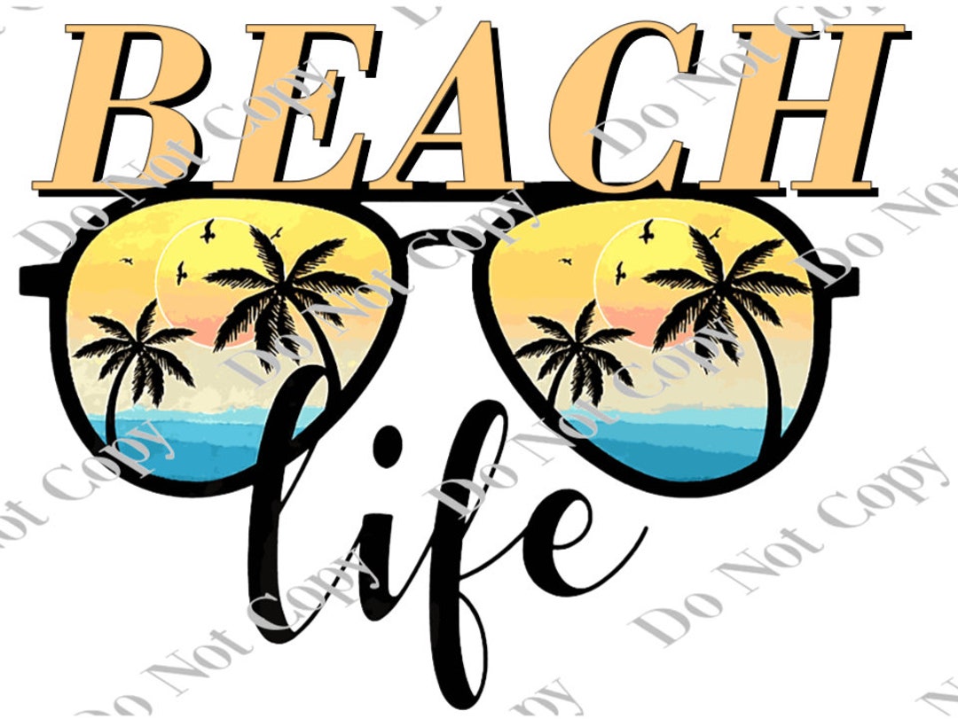 Beach Life PNG Digital Download - Etsy