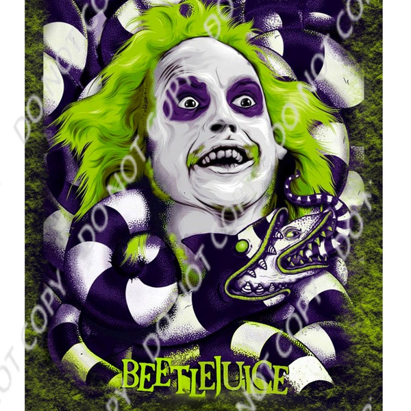 Beetle Juice PNG Digital Download